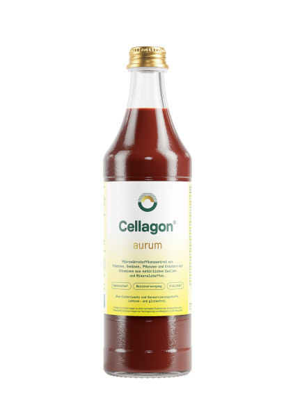 Cellagon aurum – Original Mikronährstoffkonzentrat auf pflanzlicher Basis, 500ml Flasche